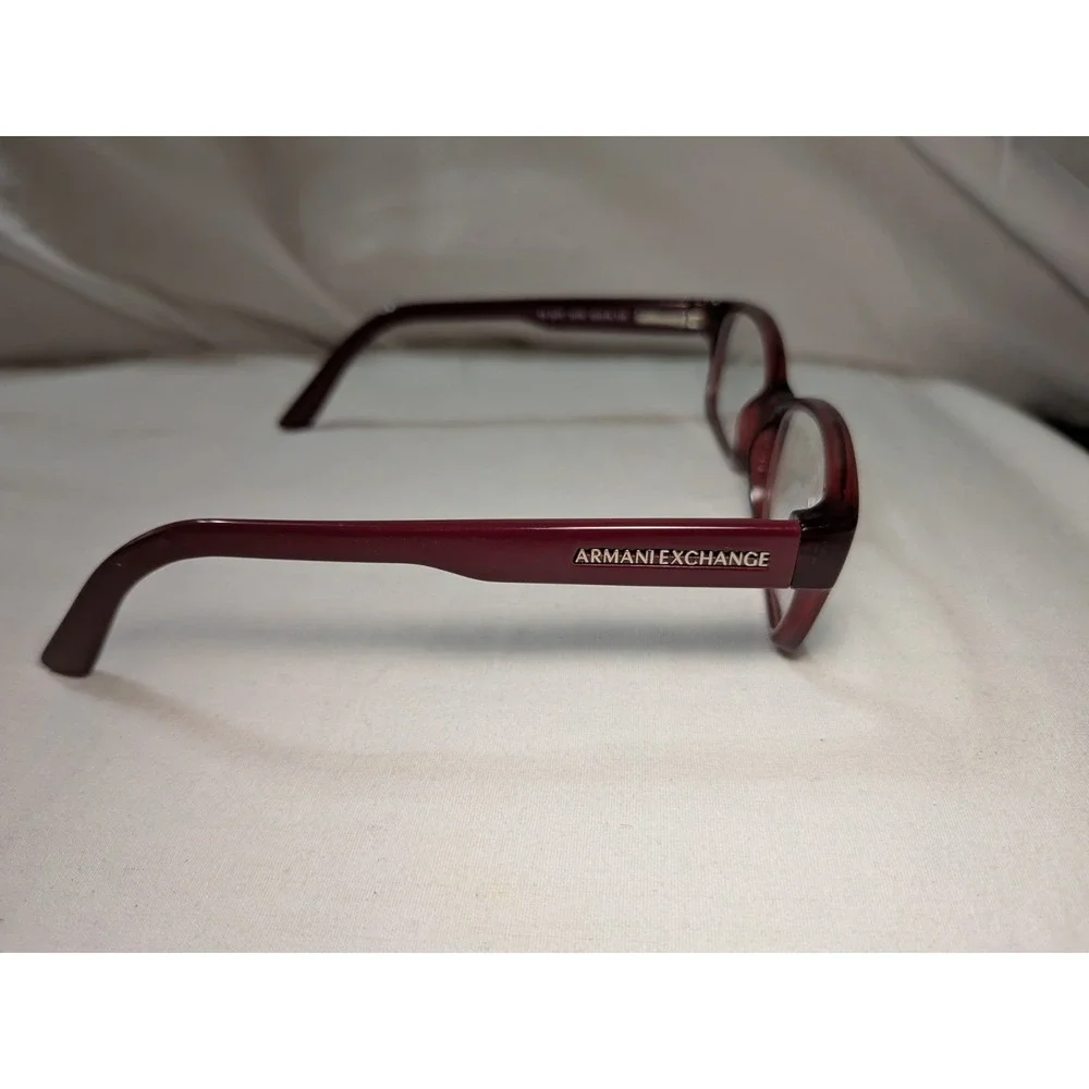 Armani Exchange AX 3017 8118 Square Burgundy Eyeglasses Frame 52-16-135